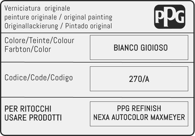 Fiat Color Location